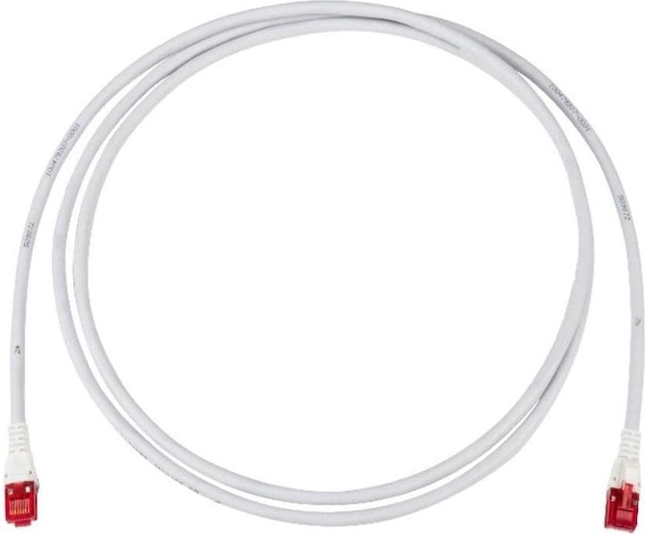 R&M Patchkabel Cat 6A, U/UTP, 3 m, Grau (U/UTP, CAT6a, 3 m)