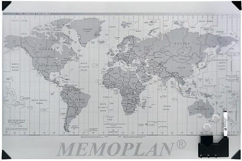 Actual product image Millex Memoplan world map