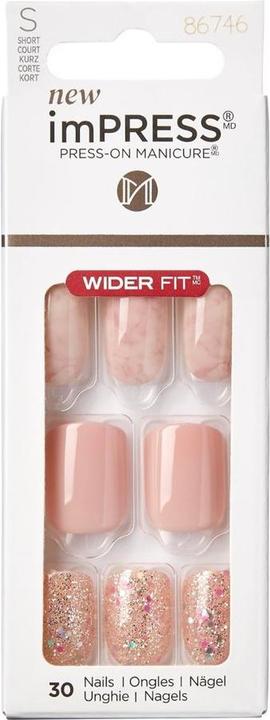 KISS ImPress Nail Kit Wider Fit Just A Dream (Artificial nails)