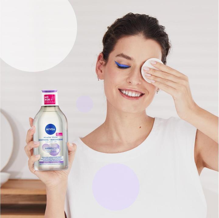 Actual product image NIVEA Beruhigendes Mizellenwasser (Micelle water, 400 ml)