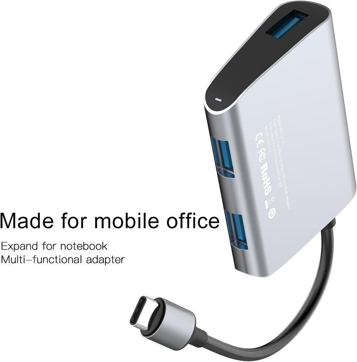 Image du produit Baseus USB type C (USB-C, 3 ports)