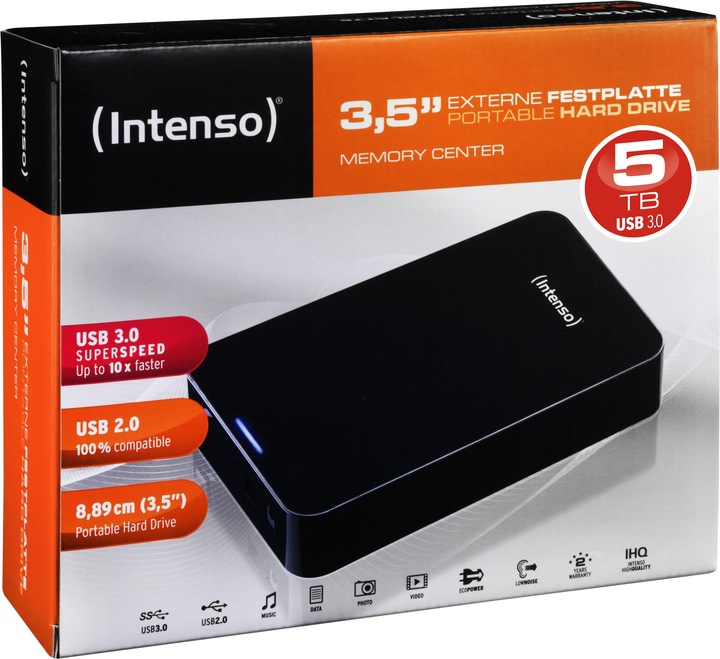 Actual product image Intenso Memory Center (5 TB)