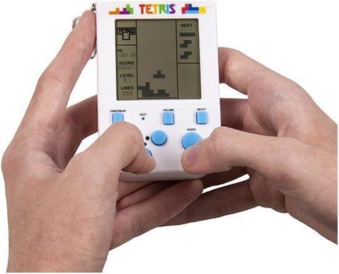 Produktbild Fizz Creations Tetris Mini Retro Handheld Videospiel-Schlüsselanhänger