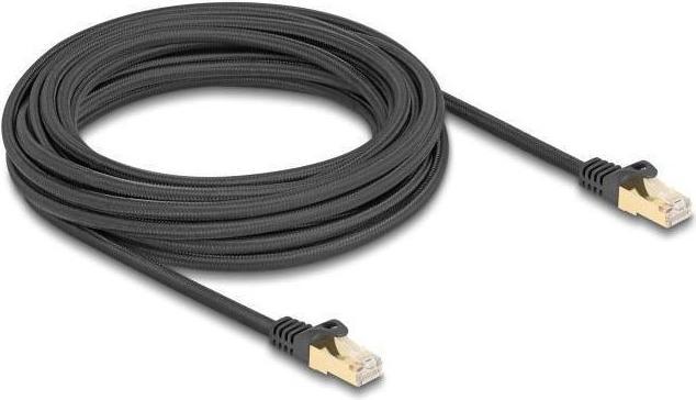 Actual product image Delock RJ45 network cable with braided sheath Cat.6A S/FTP St (S/FTP, CAT6a, 7.50 m)
