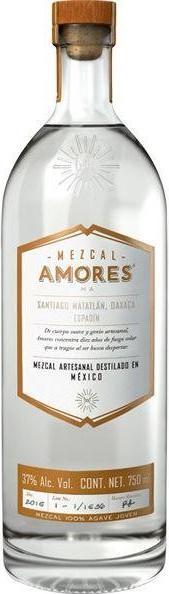 Actual product image Mezcal Amores Espadin Joven, Oaxaca 100% agave (1 x 70 cl)