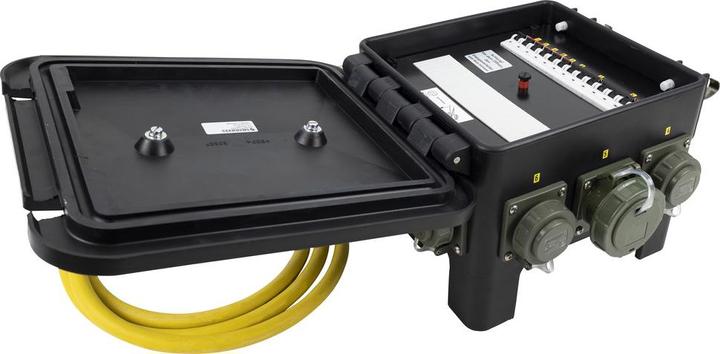 Actual product image Mennekes Eight-way distributor THW version 230 V/400 V, 32 A (9 x, CEE, CEE 7/3)