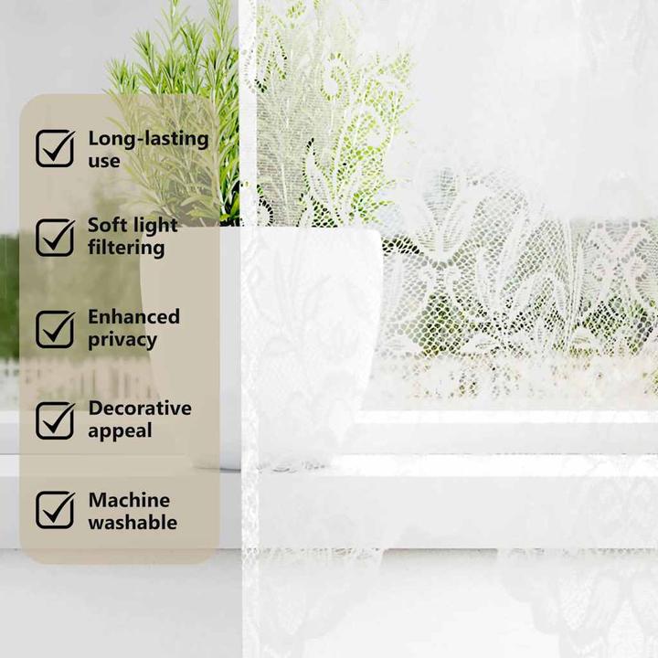 Actual product image vidaXL Spitzenvorhang (300 x 300 cm)