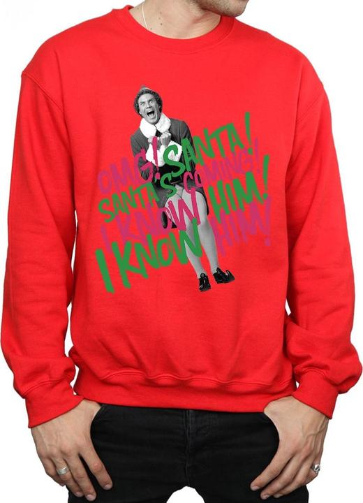 Produktbild Elf Santa's Coming Sweatshirt (XL)