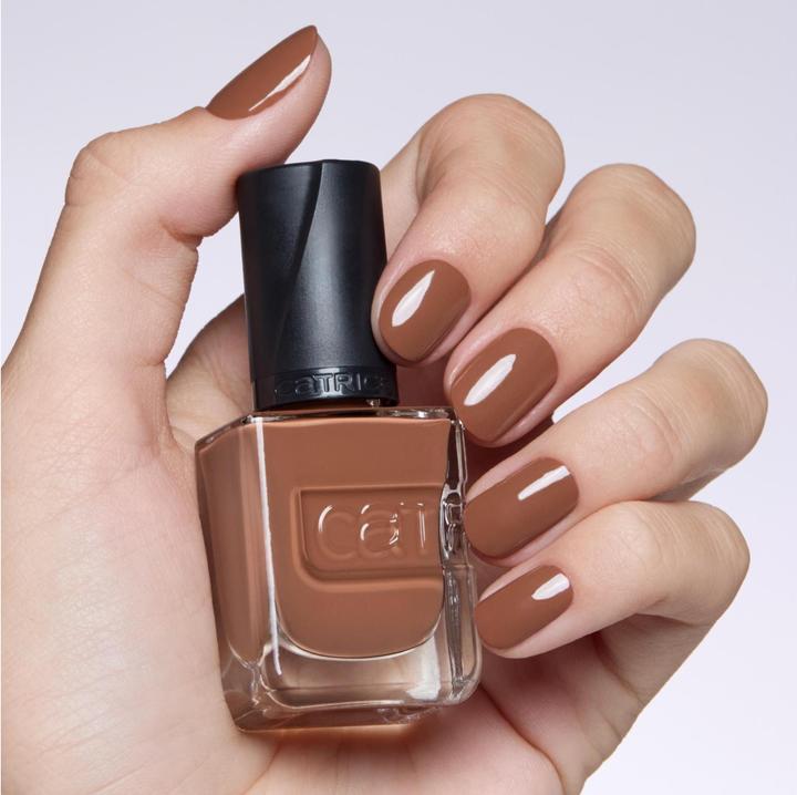 Immagine prodotto Catrice Gel Affair Nail Lacquer No. 009 Brown Long-Lasting (009 Il tuo business, Smalto per unghie effetto gel)