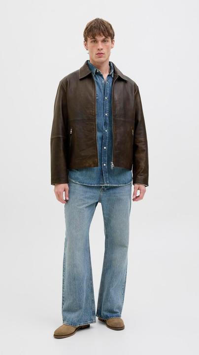 Actual product image Jack & Jones Lederjacke Lederjacke (M)
