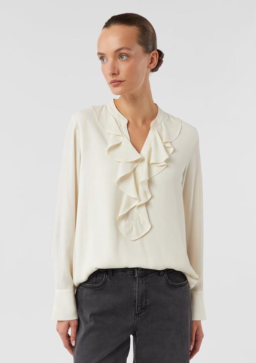 Immagine prodotto Comma Bluse Chiffonbluse mit Volant-Ausschnitt (44)