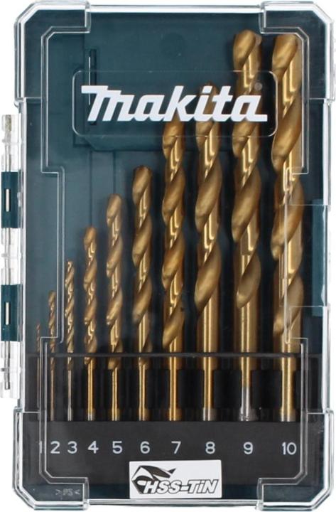 Immagine prodotto Makita Set di punte da trapano HSS D-72849 (1,0-10 mm)