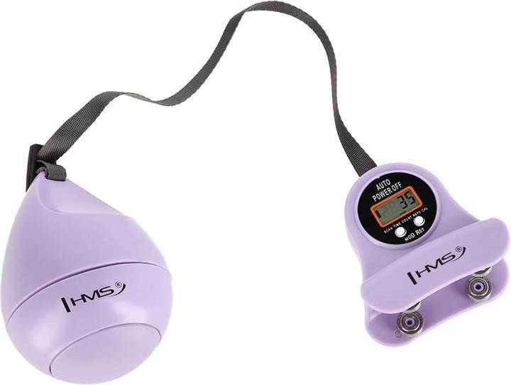 Image du produit HMS Hula Hop HHM13 avec aimants poids et contrepoids violet (40 cm, 400 g)