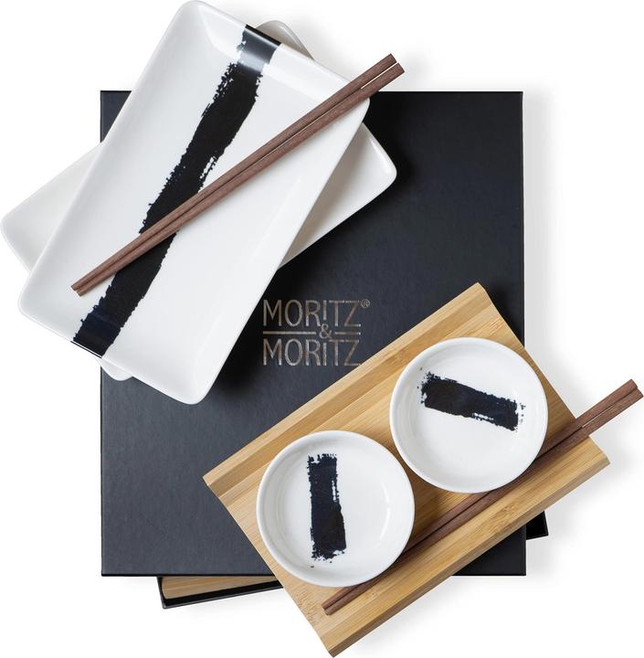 Actual product image Moritz & Moritz Sushi Tableware Set, 2 persons (10 Piece)