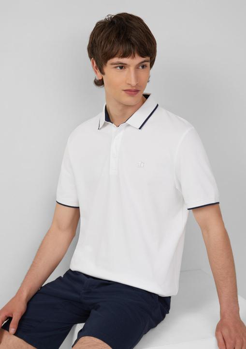 Produktbild S.Oliver Polo-Shirt Sportives Piqué-Poloshirt mit Kontrast-Details (XXL)