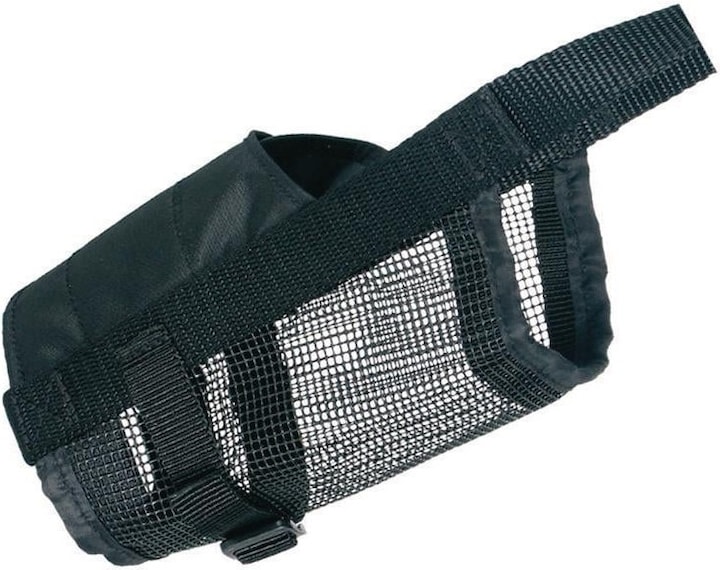 Trixie Museruola regolabile con inserto in rete (S, Cane, Passeggiare)