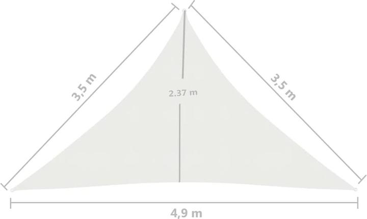 Produktbild vidaXL Sonnensegel (350 x 350 cm)