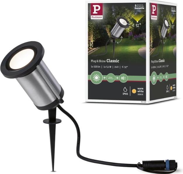 Produktbild Paulmann Outdoor Plug & Shine Classic Spot (310 lm, IP65)