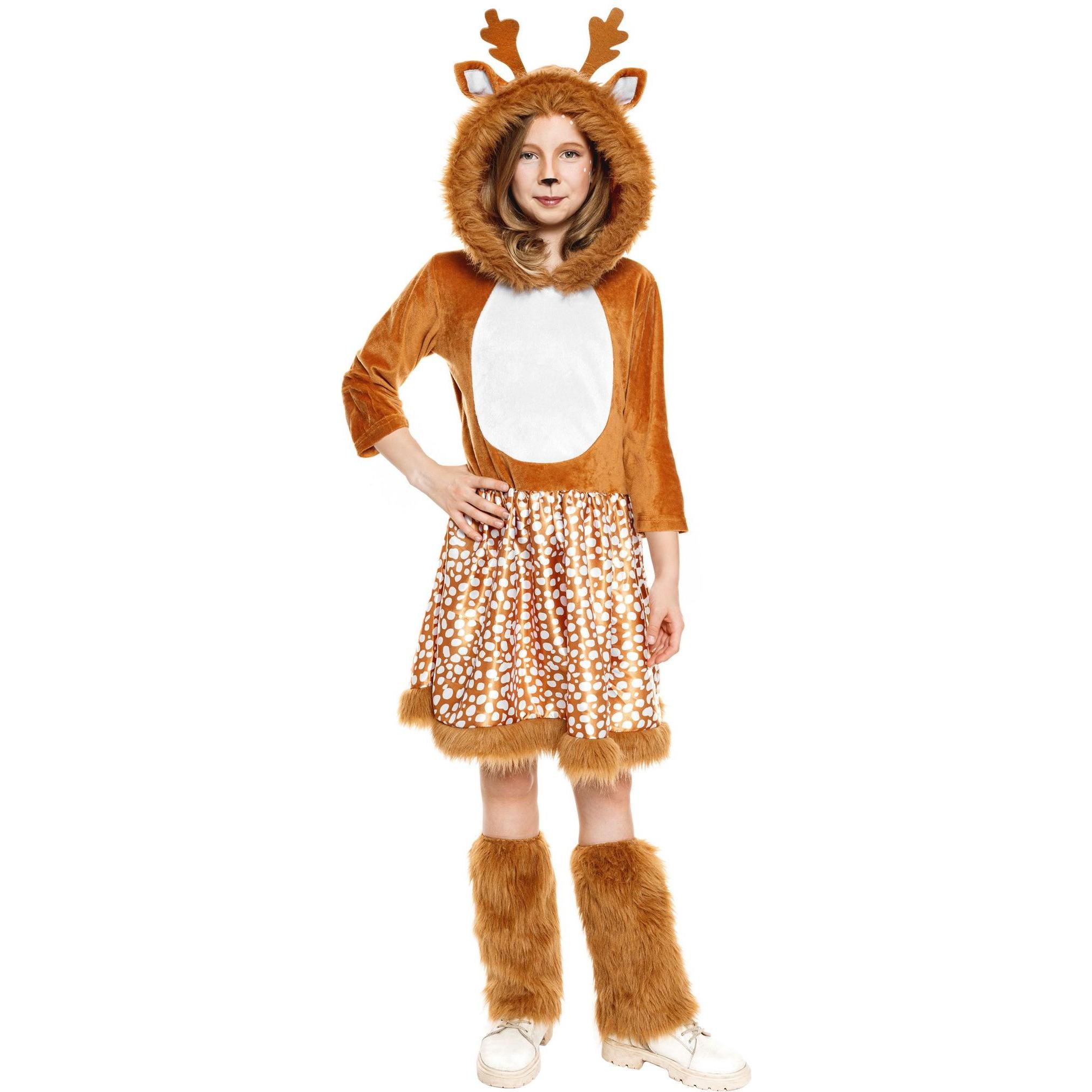 Maskworld Reh Kostüm für Kinder - Karneval Faschingskostüm (110, 116, 115 A)