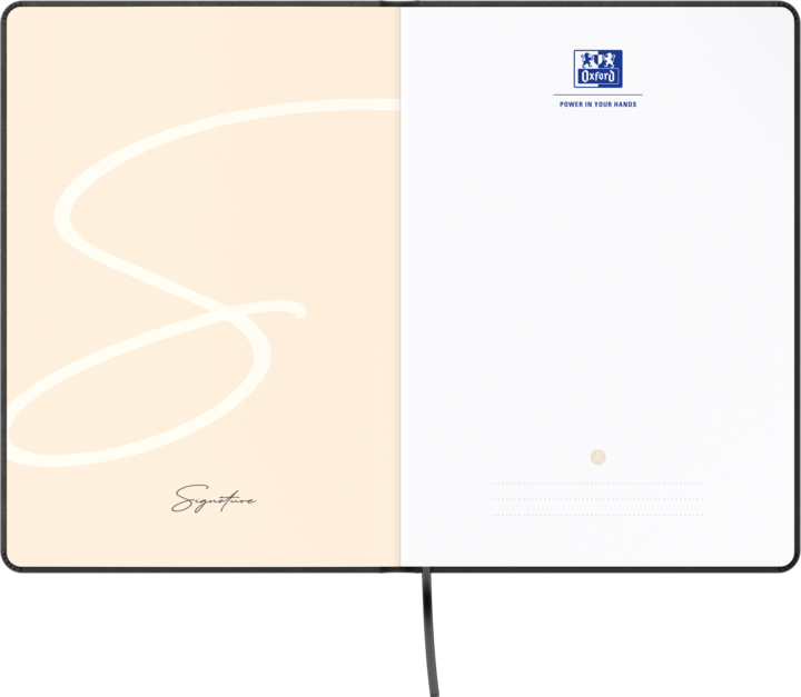Produktbild Oxford Notizbuch "Signature", A5 (A5, Liniert, Harter Einband)