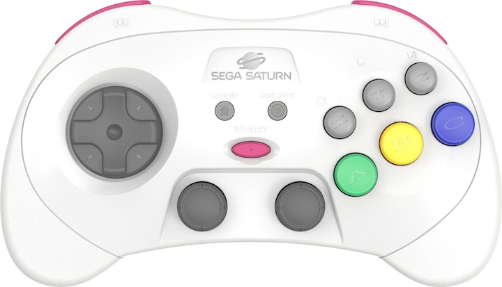Produktbild retro-bit - SEGA Saturn PRO Controller - White