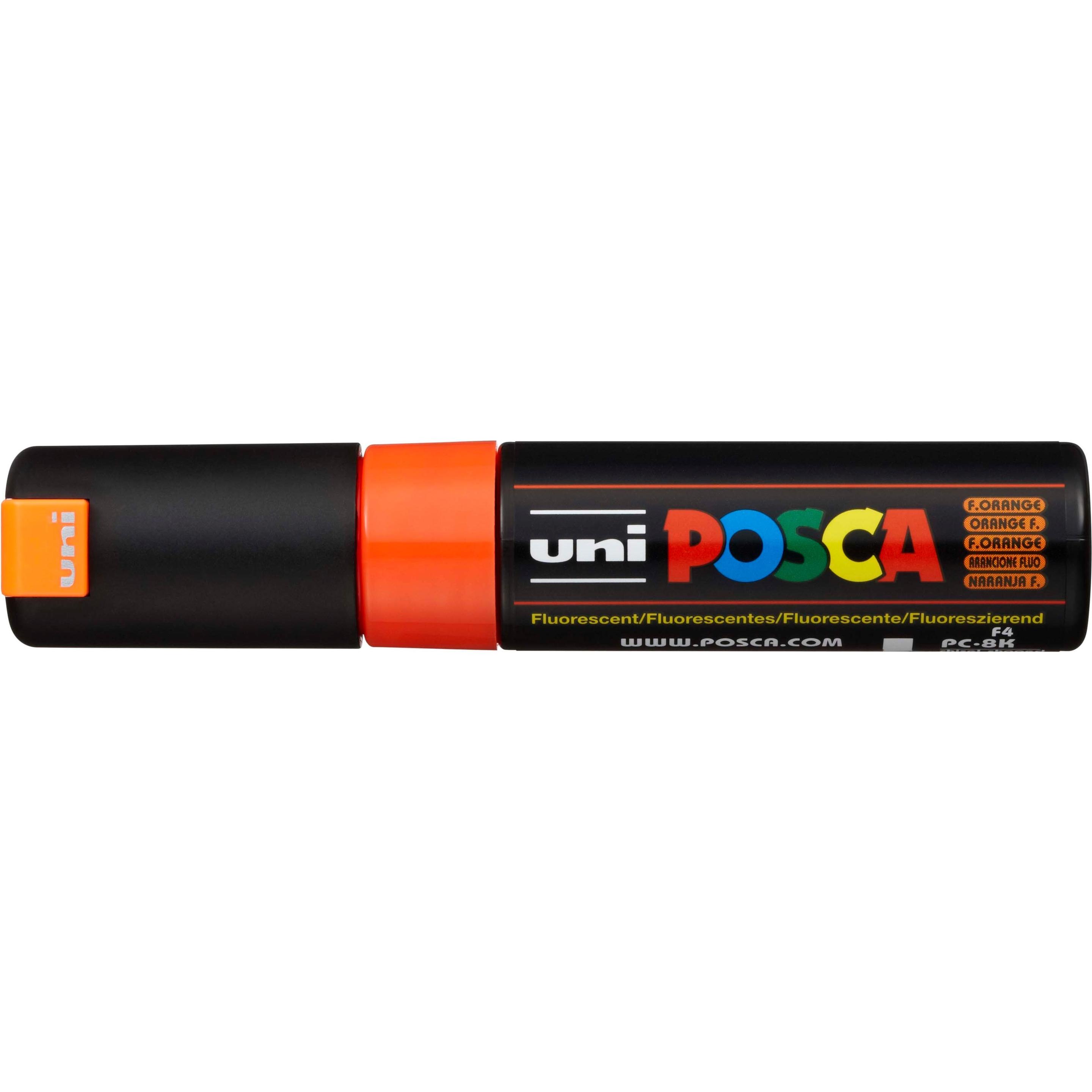 Posca, Marker, Marker PC-8K Keilspitze (Orange, 8 mm, 1 x)