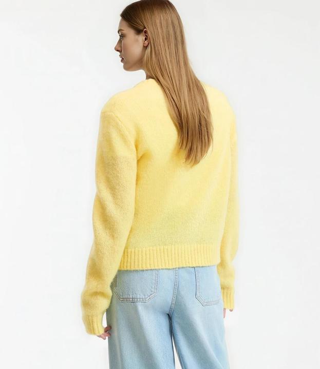 Produktbild La Redoute Collections Grobstrickpullover mit rundem Ausschnitt (M)