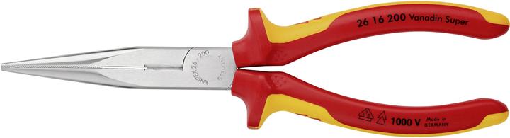 Actual product image Knipex Snipe Nose Side Cutting Pliers (Stork Beak Pliers) 26 16 200 SB (200 mm)