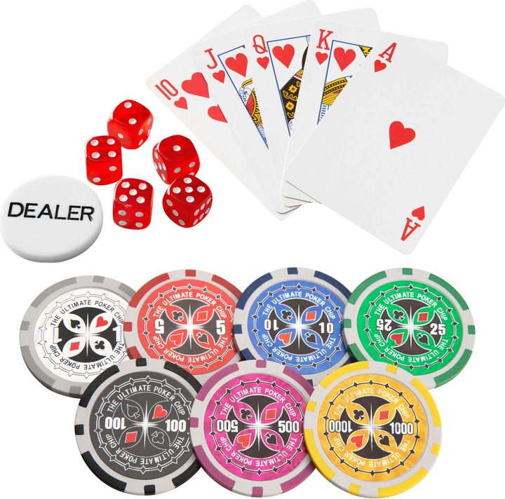 Actual product image tectake Poker set