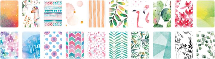 Image du produit Folia Bloc de papier à motifs (270 g/m², 1x)