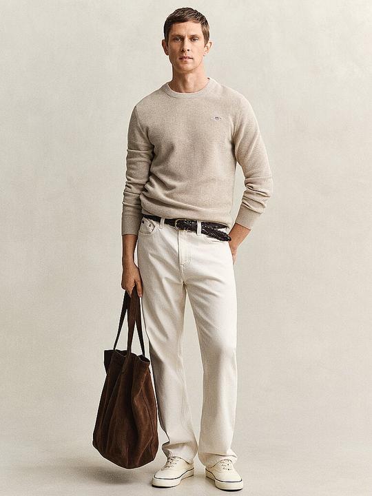 Produktbild GANT Micro Textured Cotton C-Neck (XL)