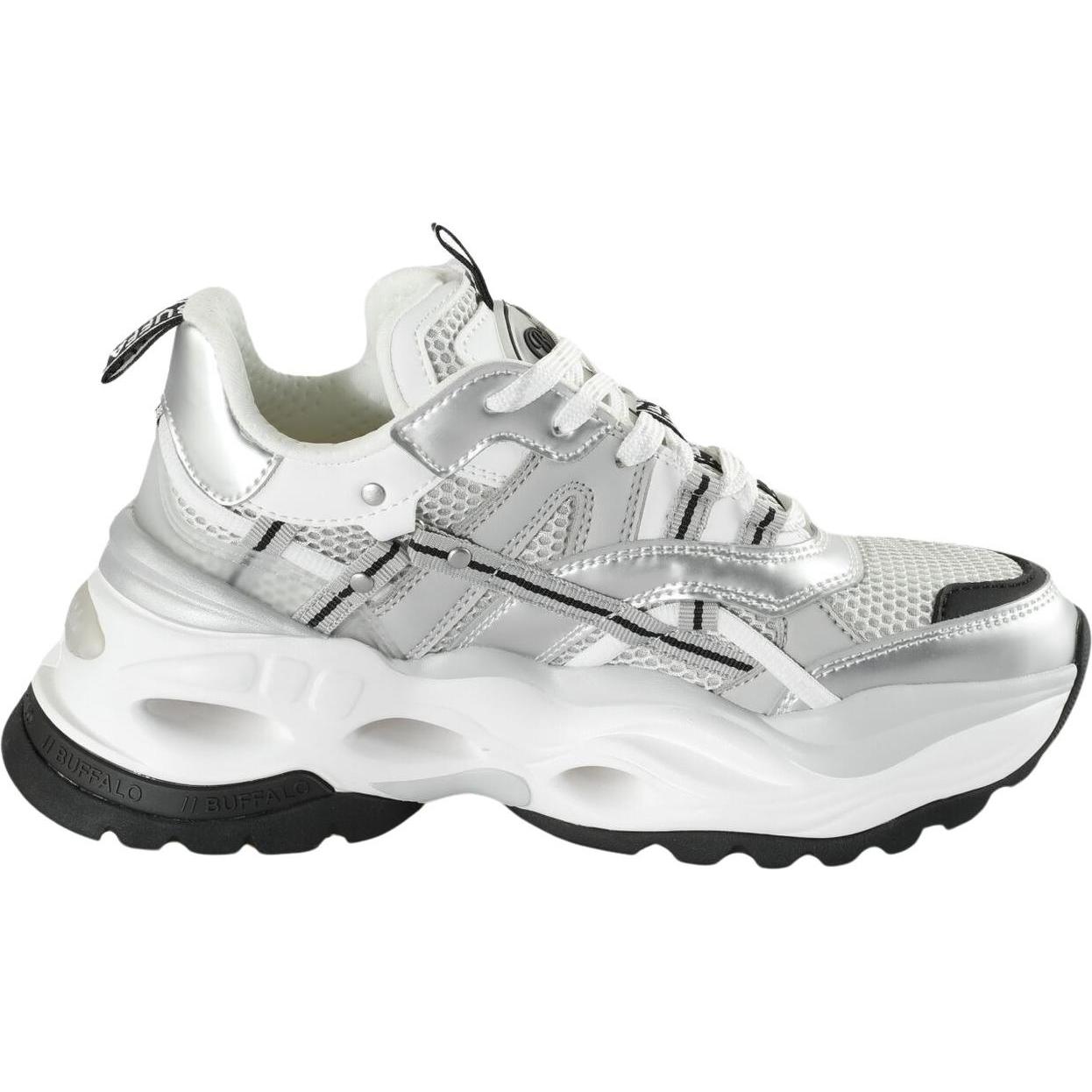 Buffalo, Damen, Sneaker, Triplet Hollow - Vegan Nappa/mesh, Weiss, (37)