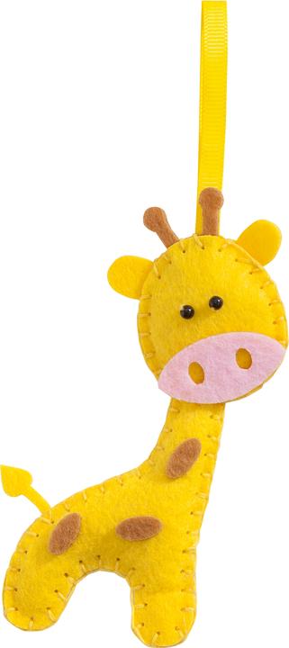 Actual product image Magni Mini Felt Sewing Set Giraffe 13-piece