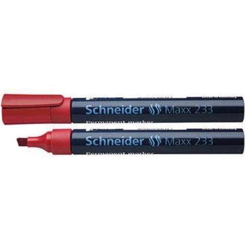 Thumbnail - Schneider, Marker, Permanentmarker Maxx 233 Strichstärke: 1-5 mm Schreibfarbe: rot (Rot, 5 mm, 1 x)