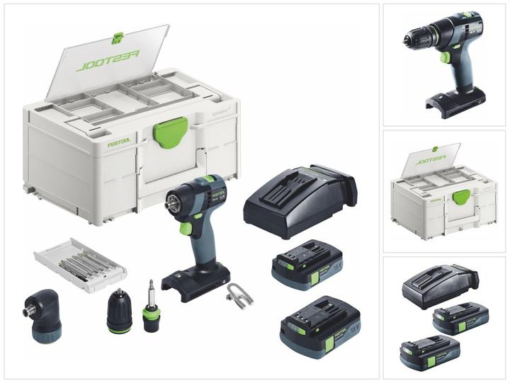 Productafbeelding Festool Accuboormachine TXS 18 C 3.0 set