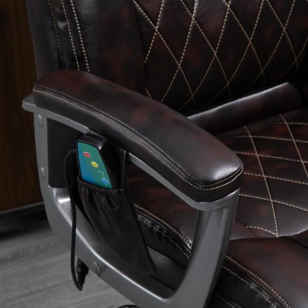 Produktbild Vinsetto Bürostuhl mit Massagefunktion