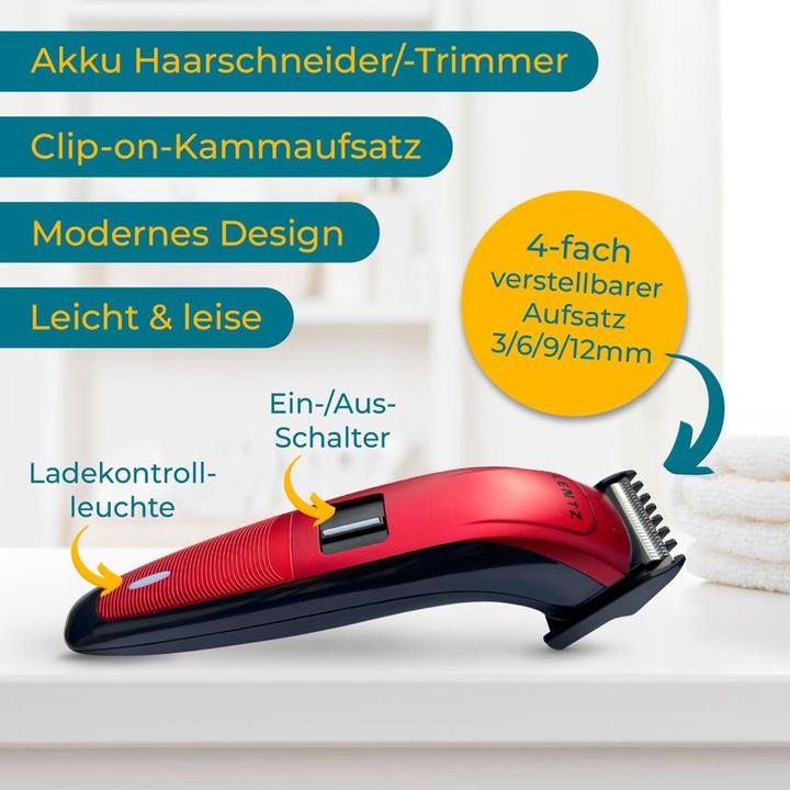 Immagine prodotto Lentz Trimmer tagliabarba a batteria Set di tagliacapelli a batteria