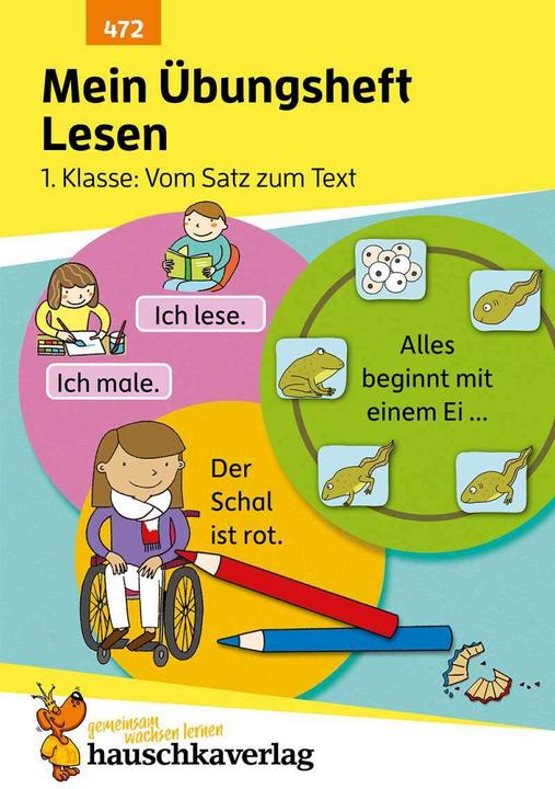 Produktbild Mein Übungsheft Lesen - 1. Klasse: Vom Satz zum Text, A5-Heft (Deutsch, Mascha Greune, Agnes Spiecker, 2021)