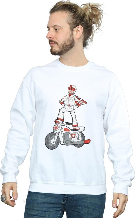 Actual product image Disney Mens Toy Story 4 Duke Caboom Pose Sweatshirt (3XL)