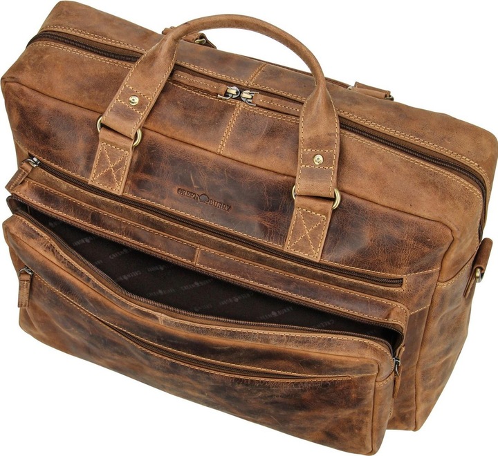 Actual product image Greenburry Vintage 1539 briefcase (18")