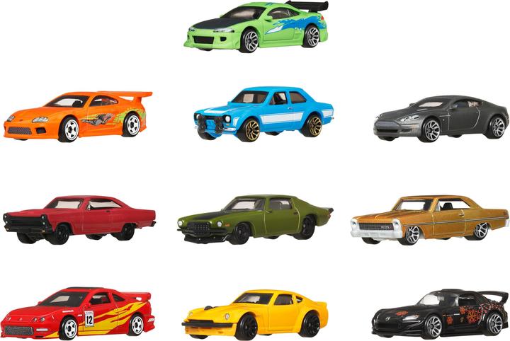 Image du produit Mattel Hot Wheels-Coffret de 10 Véhicules Fast & Furious-à l’échelle 1/64