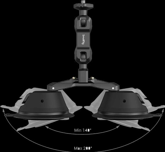 Immagine prodotto SmallRig Porta della staffa. Supporto per camma a doppia aspirazione SC-2K (Accessori video vari)
