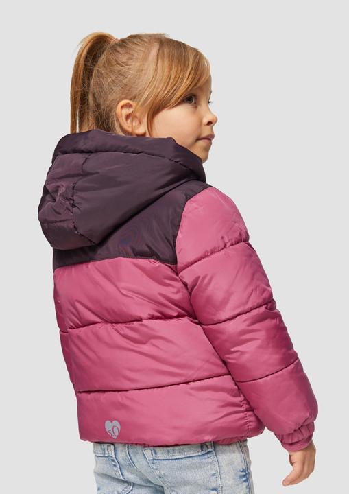 Image du produit S.Oliver Outdoor-Jacke Wattierte Jacke mit Glitzer-Print und Fleecefutter (140)