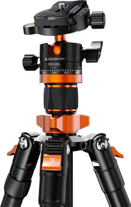 Actual product image K&F Concept Tripod K254A3+BH-28L (Metal)
