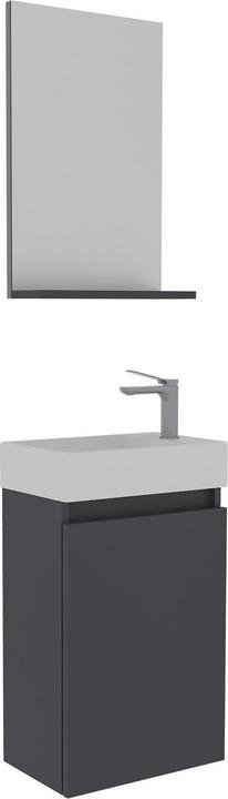 Produktbild Homitis Conza 45 Bathroom Cabinet With Sink & Mirror Set (2 Pieces)