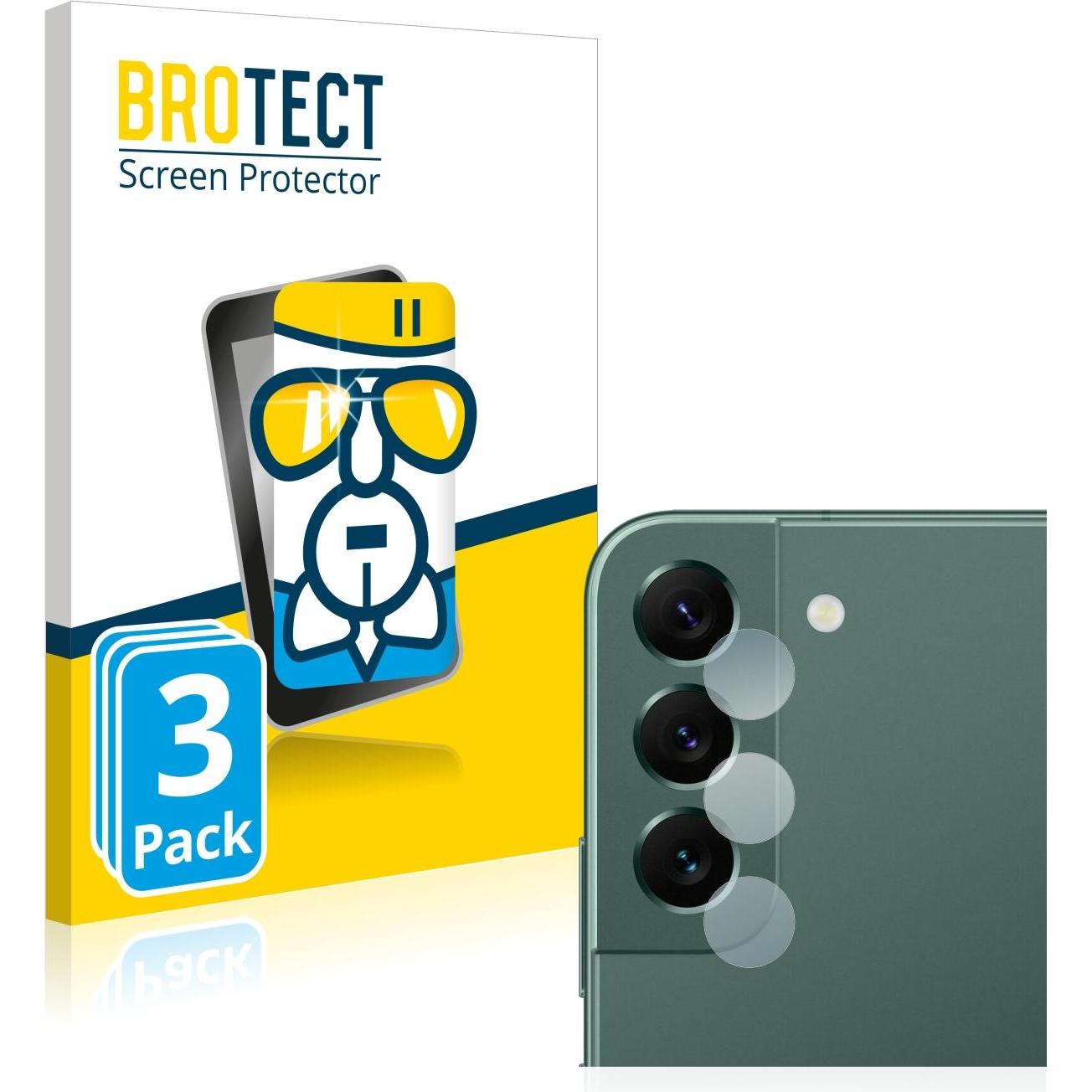 Thumbnail - BROTECT AirGlass Panzerglasfolie (3 Stück, Samsung Galaxy S22 5G), Smartphone Schutzfolie, Transparent