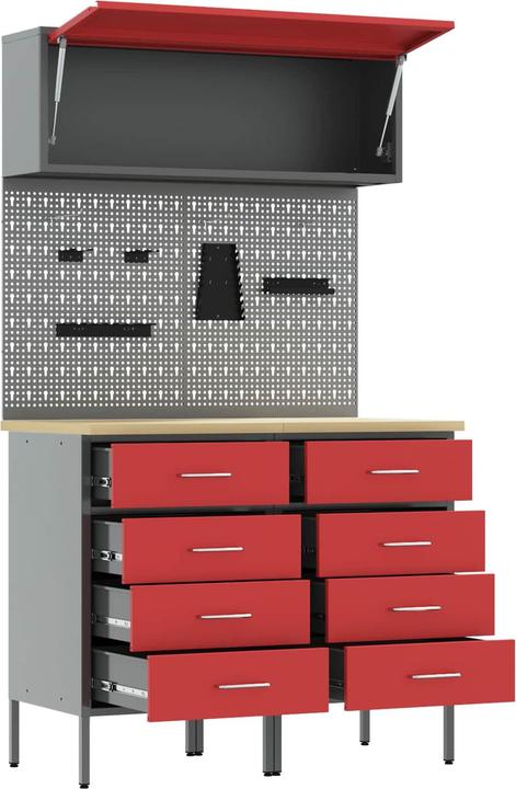 Produktbild vidaXL Werkstattschrank (55 cm, 200 cm)