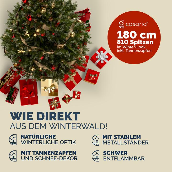 Actual product image Casaria Weihnachtsbaum (180 cm)