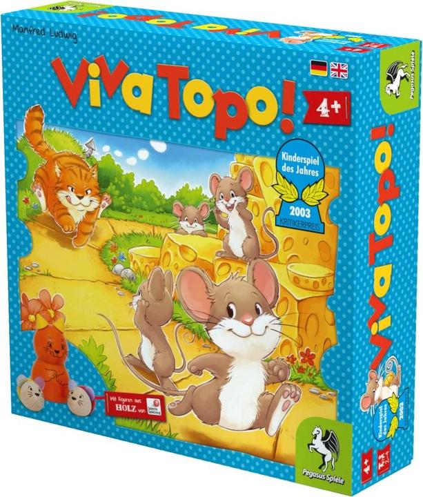 Produktbild Pegasus Viva Topo! Kinderspiel des Jahres 2003 (Deutsch, 2 - 4 Spieler)