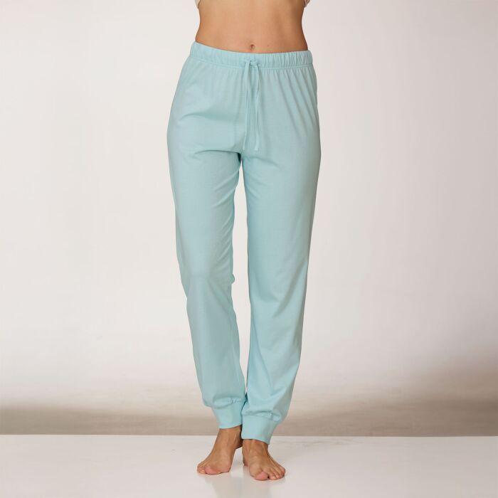 Image du produit Artime lon de pyjama pour dames avec bords-côtes, uni (L)